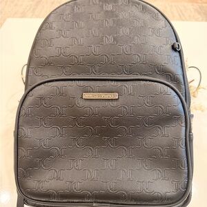 Juicy Couture Embossed Black Backpack